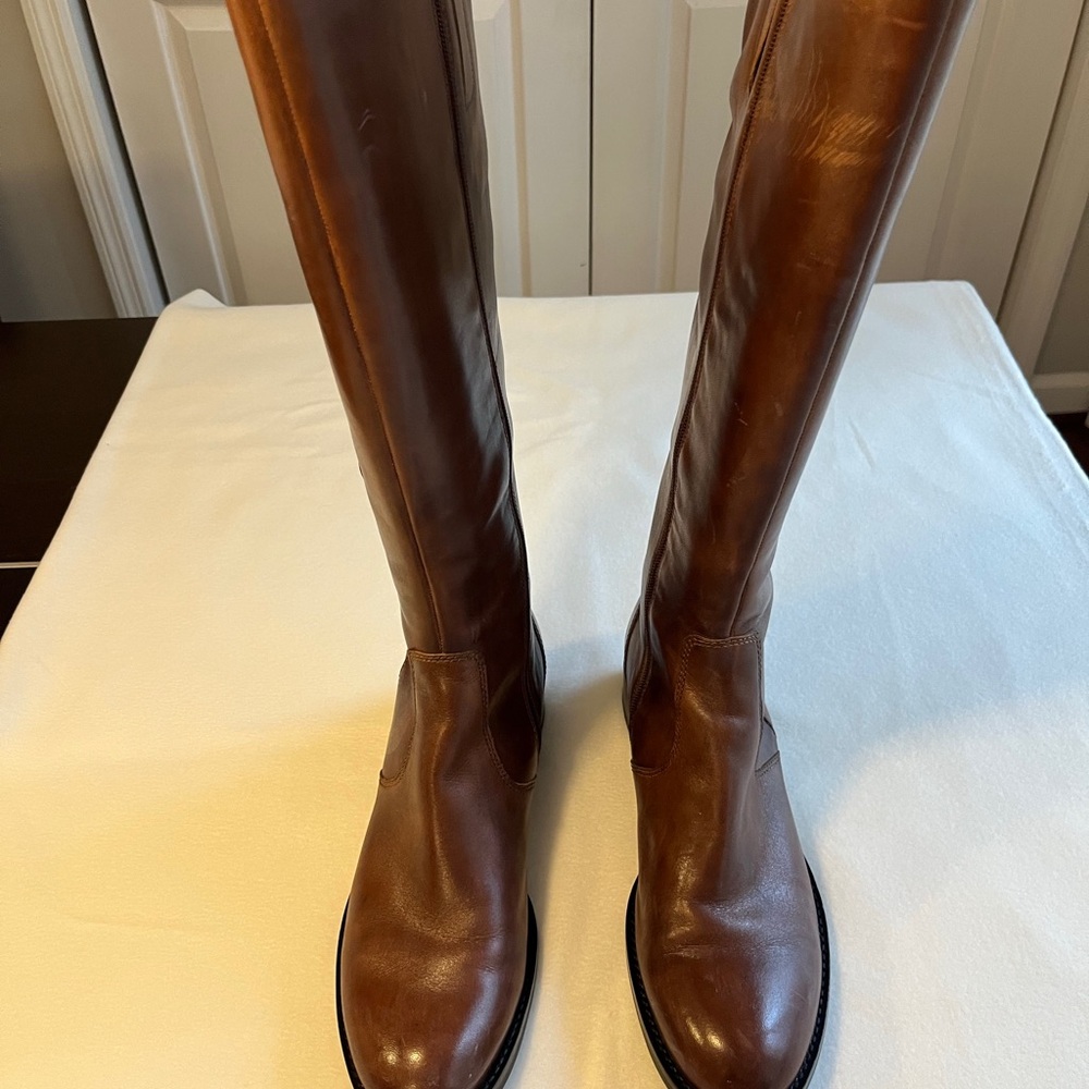 Classic Women's Tall Riding Boots - Brown